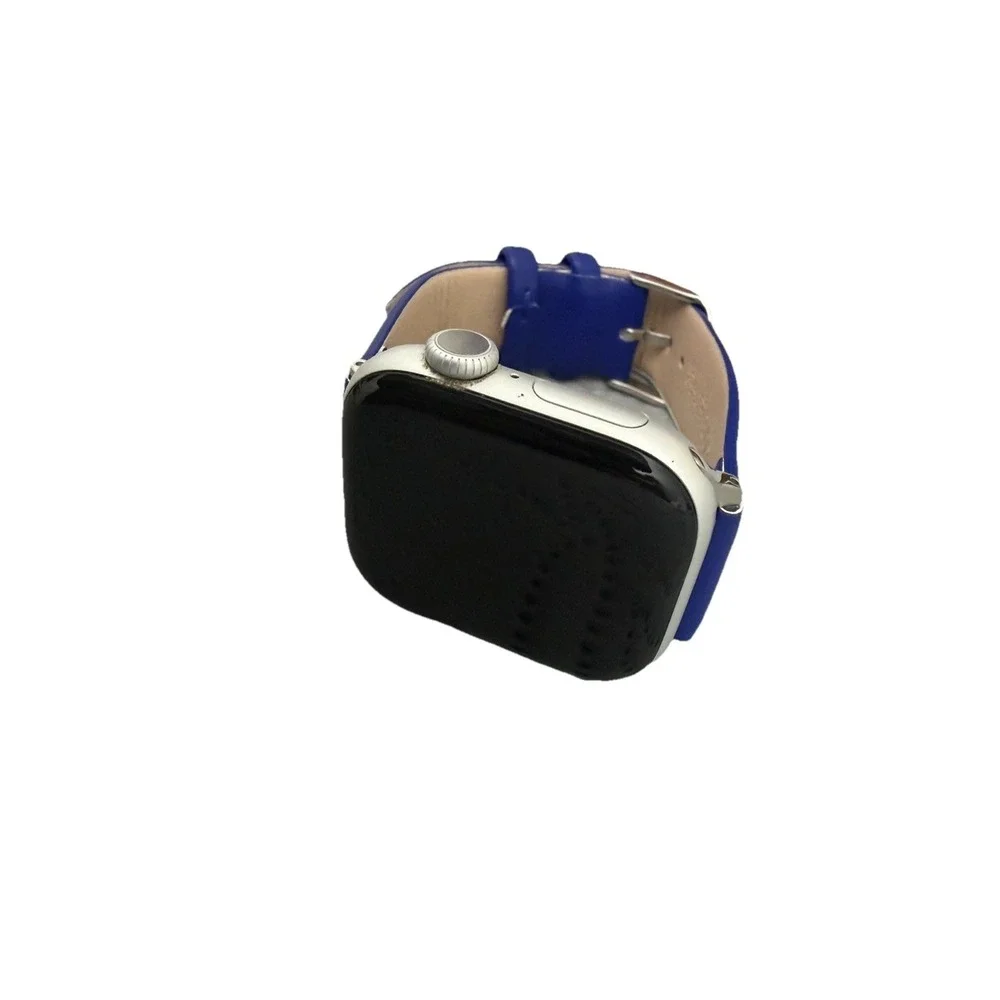 Unisex's Genuine Leather  Smartwatch Watch Band Blue Size 38-40 MM New‎